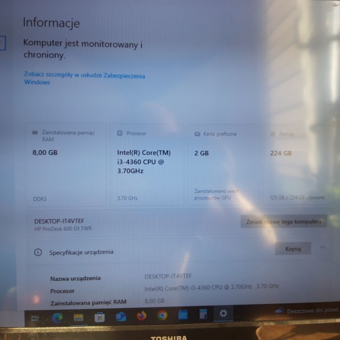 Sprzedam komputer HP
