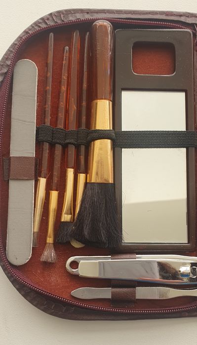 Conjunto completo para manicure unhas e com pinceis para pintura