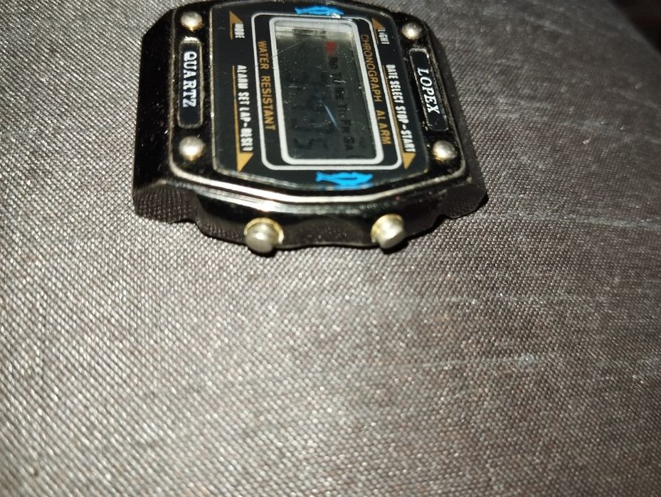 Kultowy zegarek Lopex metalowa koperta