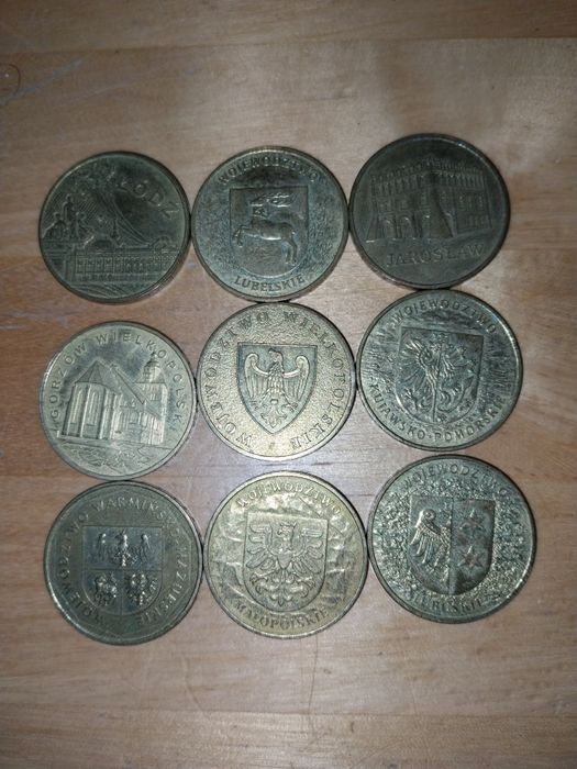 Zestaw monet 2zl X 18 i 6x5zl