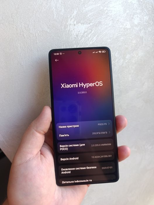 Xiaom Redmi POCO F5 RAM 8gb+256gb Snapdragon Amoled 120ghz