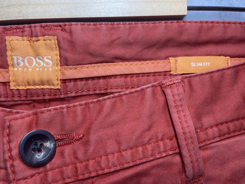 Boss Orange spodnie męskie pomarańczowe rozmiar 31/34