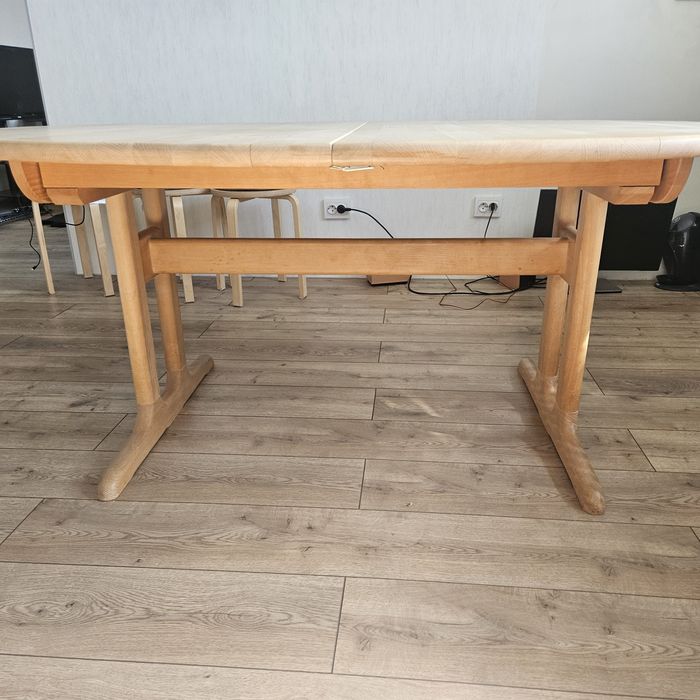 стіл розкладний дерев'яний 260×120