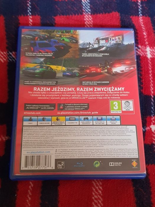 Gra na Playstation 4,5 Driveclub super stan