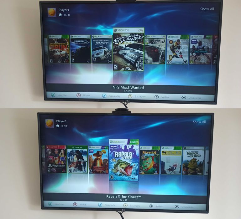 Xbox 360 RGH3 -100% sprawny, kinect,2 pady,500GB, Emulatory retro
