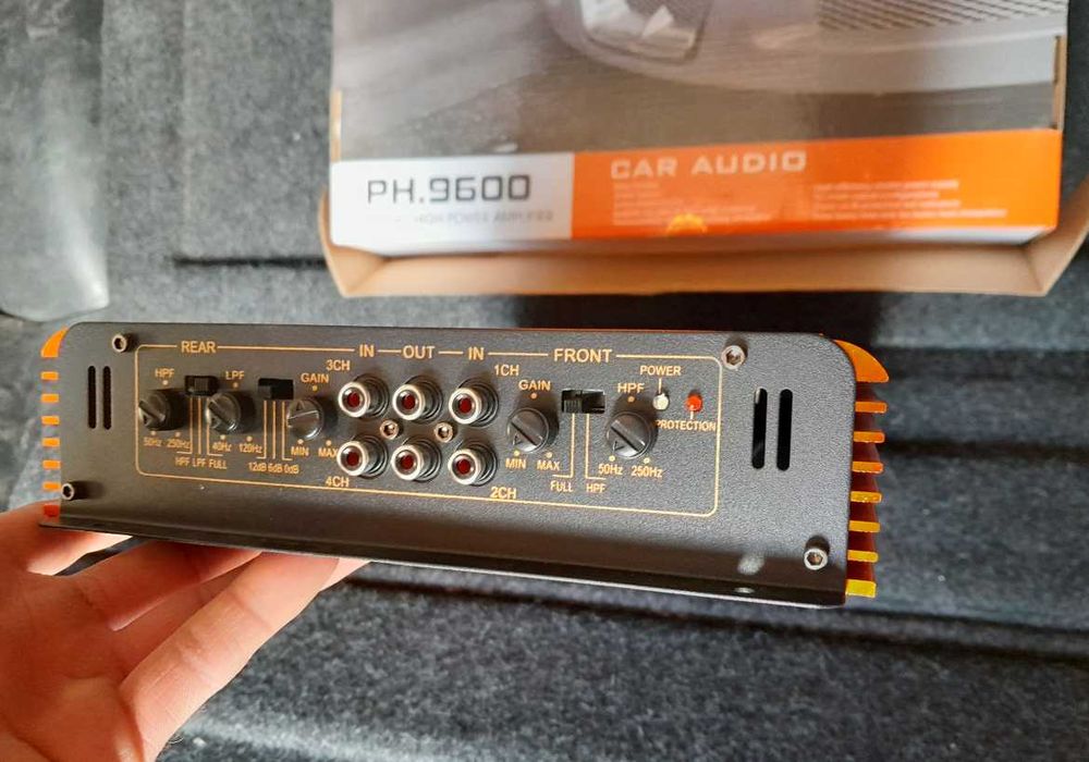 Ukc 9600 4х канальный авто усилитель усилок для саба или колонок