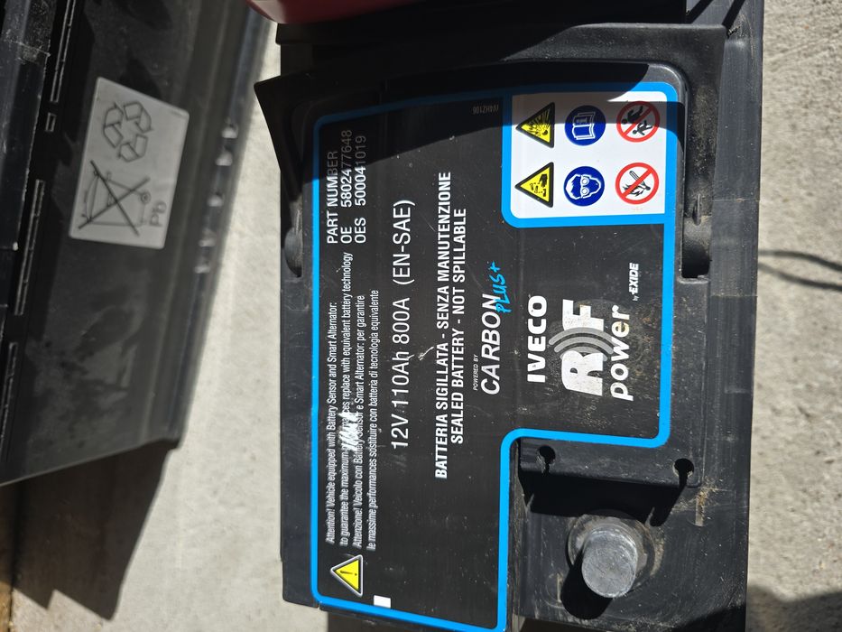 Akumulatory dwie sztuki 800a 12v