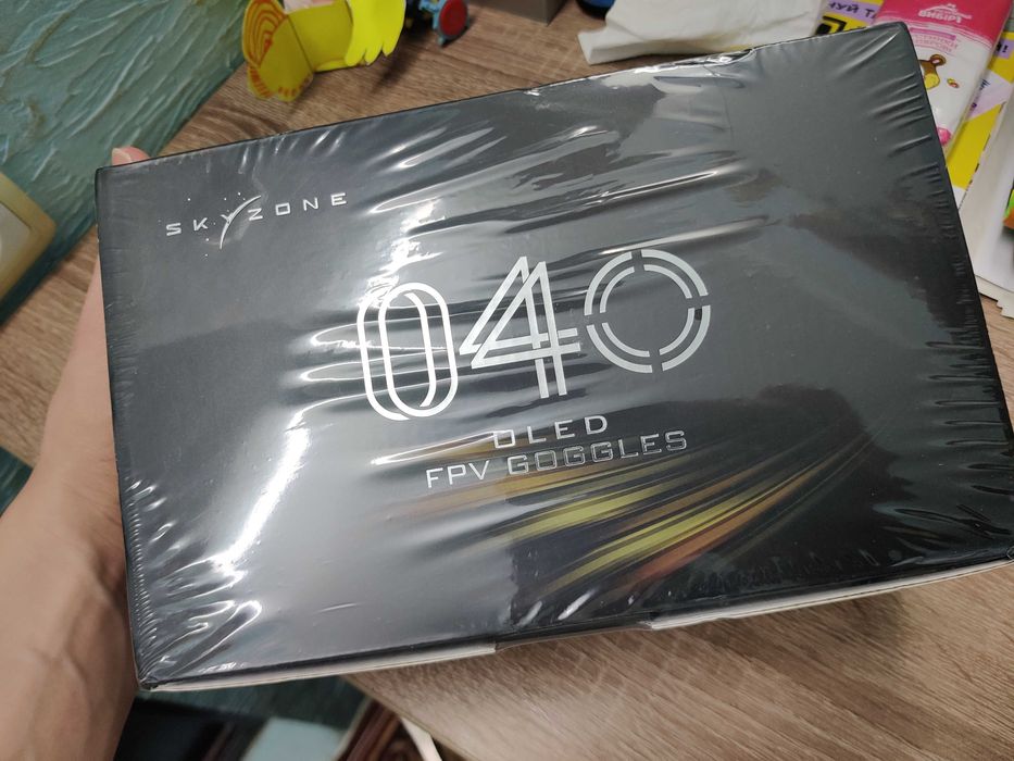 Нові Окуляри Skyzone SKY04O PRO Black 5.8G SteadyView для FPV дрона