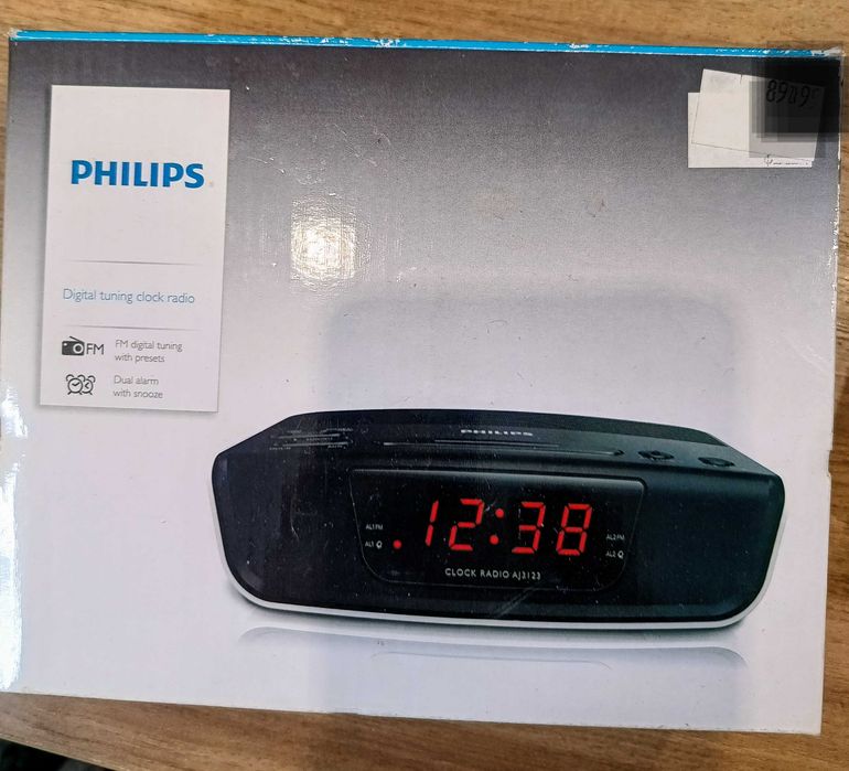 Radiobudzik Philips AJ3123/12 cyfrowe strojenie