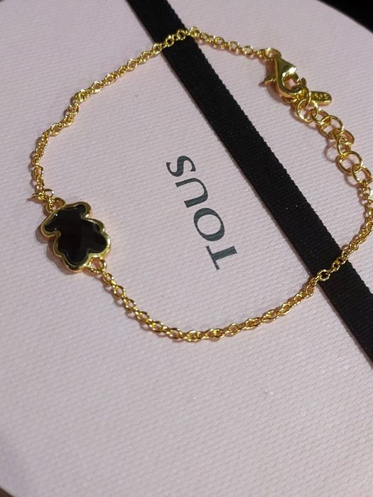 Bransoletka z misiem onyks