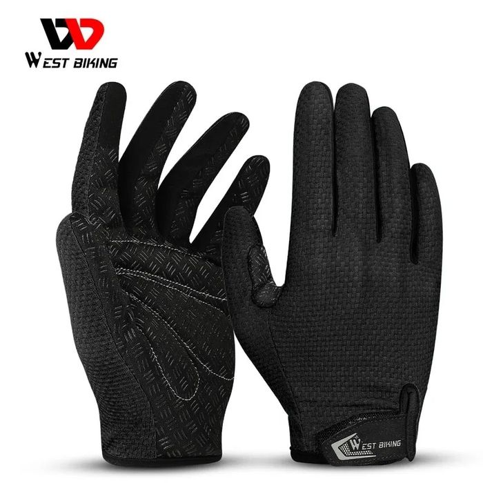 Rękawice Rowerowe Westbiking BLACK Długie Lycra L/XL
