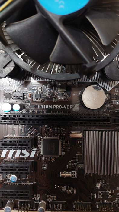 Материнская плата MSI H110M PRO-VD + процессор
