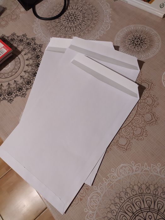 Koperty B-5 białe 50 sztuk