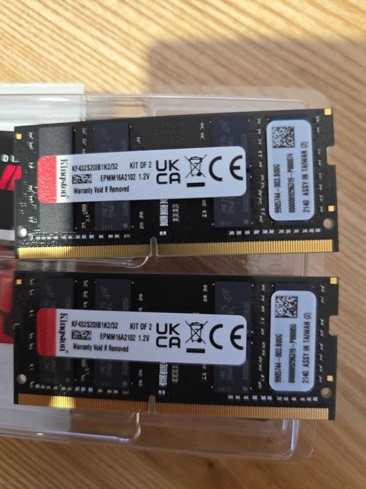 Pamięć RAM SO-DIMM Kingston Fury Impact DDR4 3200MHz CL20 32GB 2x16GB ...