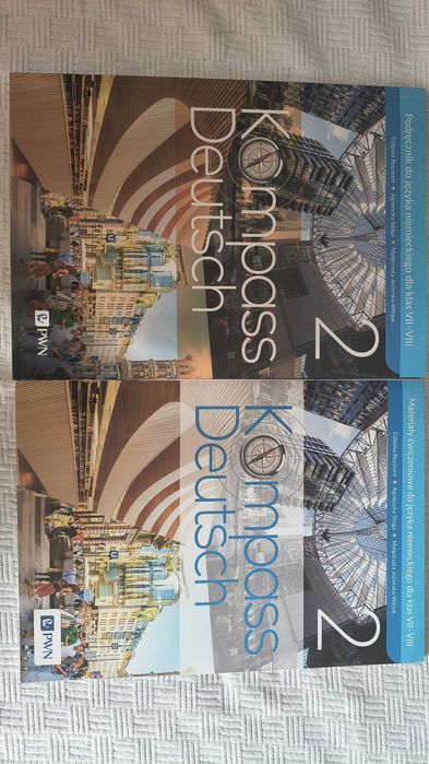 Kompass Deutsch 2 podręcznik i ćwiczenia NOWE, rozpakowane, niezapisane