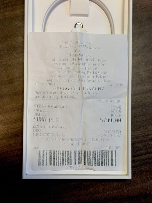 Iphone 17 pro 256GB