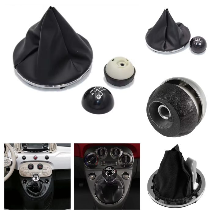 Alavanca FIAT Punto FIAT 500 moca manete manípulo mudanças câmbio Fole