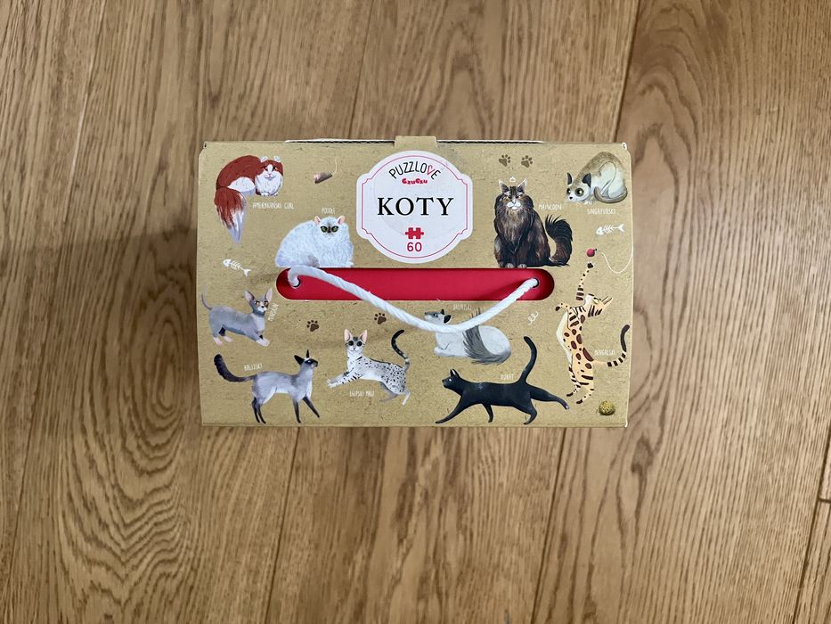 Puzzle Koty 60 CzuCzu Puzzlove czu czu 60 elementów