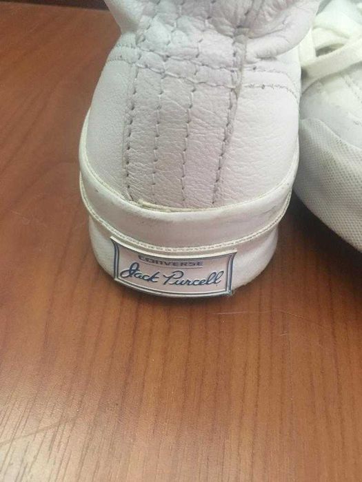 Converse x Jack Purcell brancas.