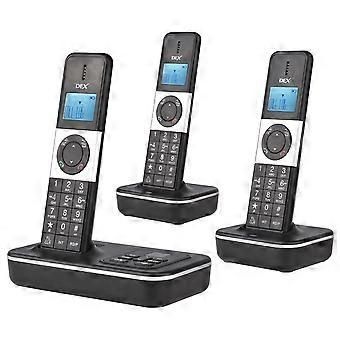 BISOFICE D1002 TAM-T Telefone sem fio de 3 aparelhos com máquina de at
