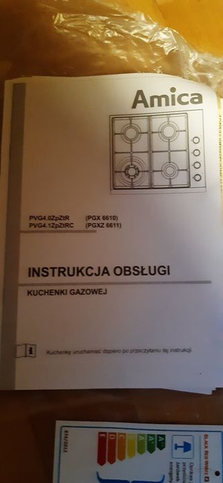 Płyta gazowa  Amica