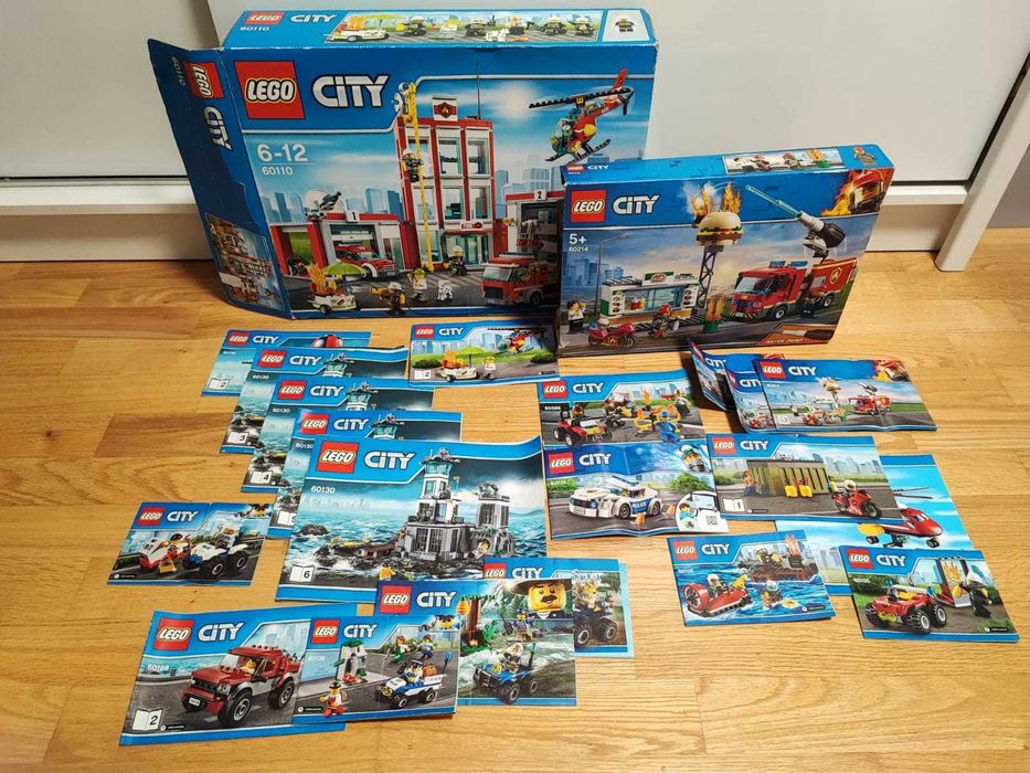 Klocki Lego policja i straż pożarna - okazyjna cena!