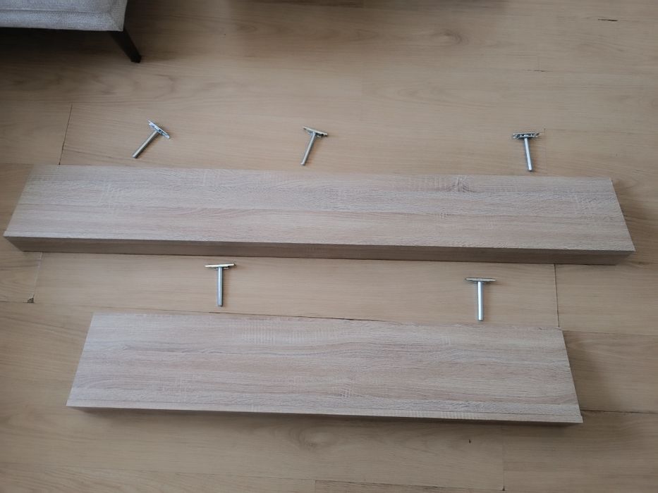 Prateleiras Flutuantes Conforama conjunto de 2– Efeito Carvalho