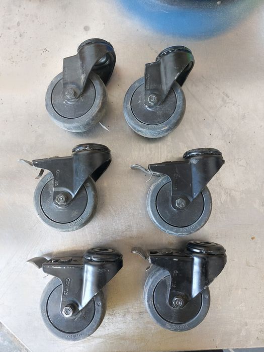 Rodas para bancadas de borracha novas e usadas