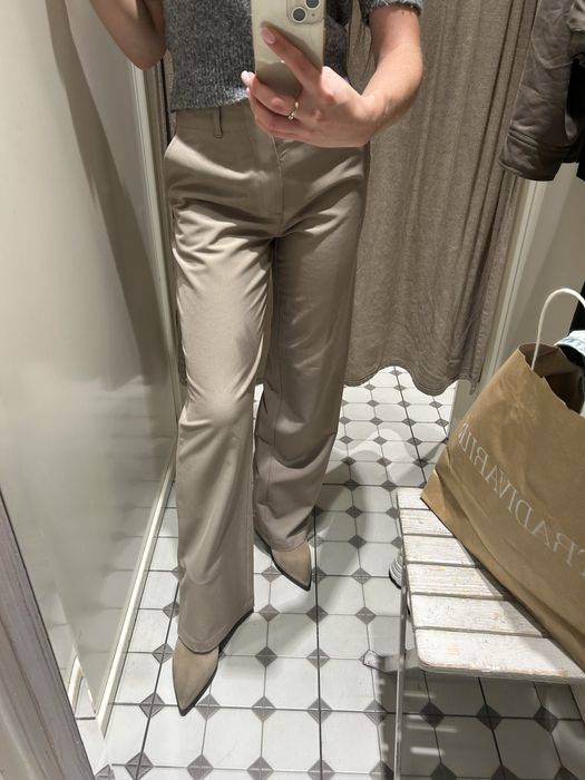 Брюки штани stradivarius бежеві xs
