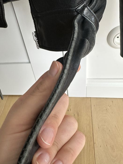 Skórzaba kurtka biker S Mango