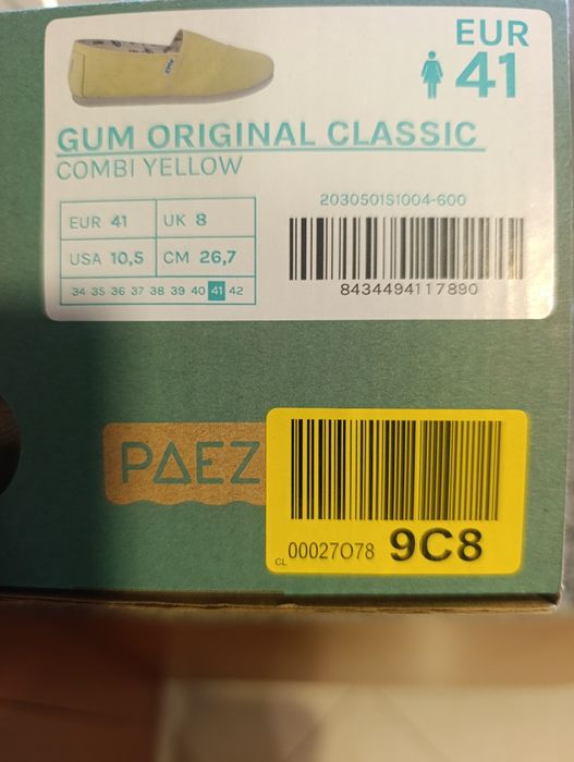 Sapatos Paez Tamanho 41