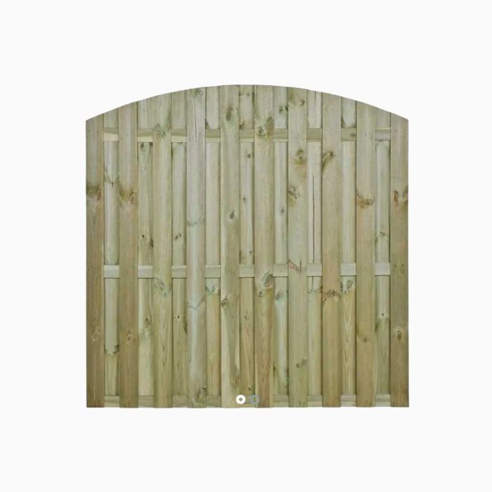 Płot osłonowy łuk listwy multi 180x180/160