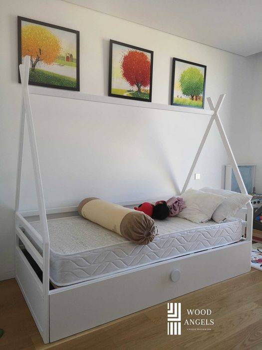 Cama "Casinha" ou "Tipi" dupla