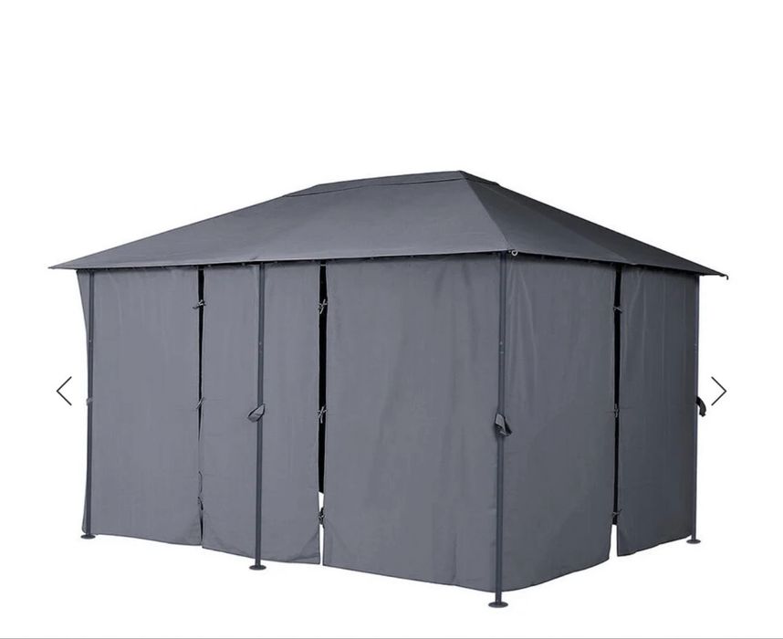 Cortinas + cobertura para pergula santorini 3x4