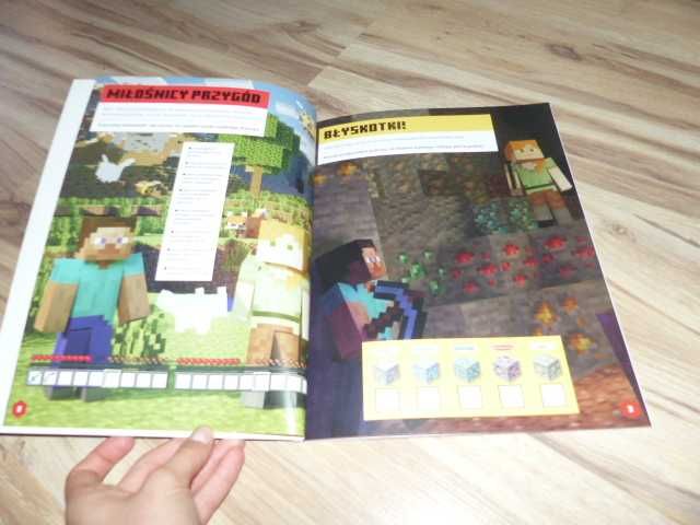 Minecraft. Naklejkowa przygoda. Poszukiwacze skarbów