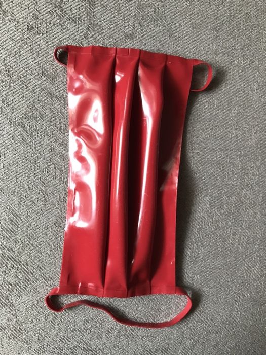 Maska maseczka Latex Goth Punk