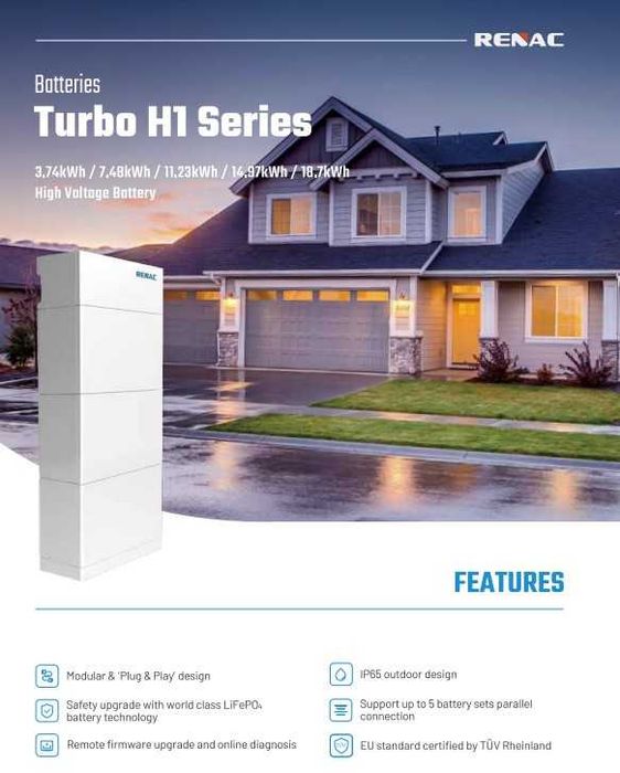 Controlador de bateria  Turbo H1 Series High Voltage – RENAC