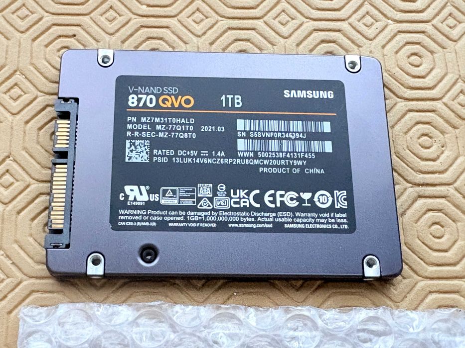 Disco SSD Samsung 870QVO 1 Tera