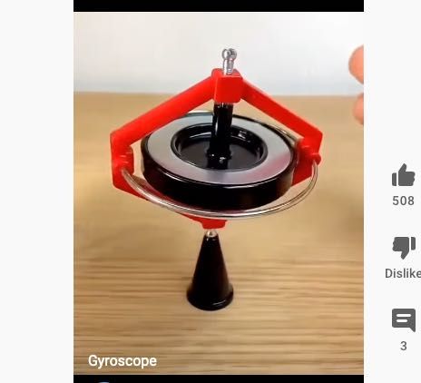Giroscopio De Metal novo Spinner Gyro brinquedo ciência