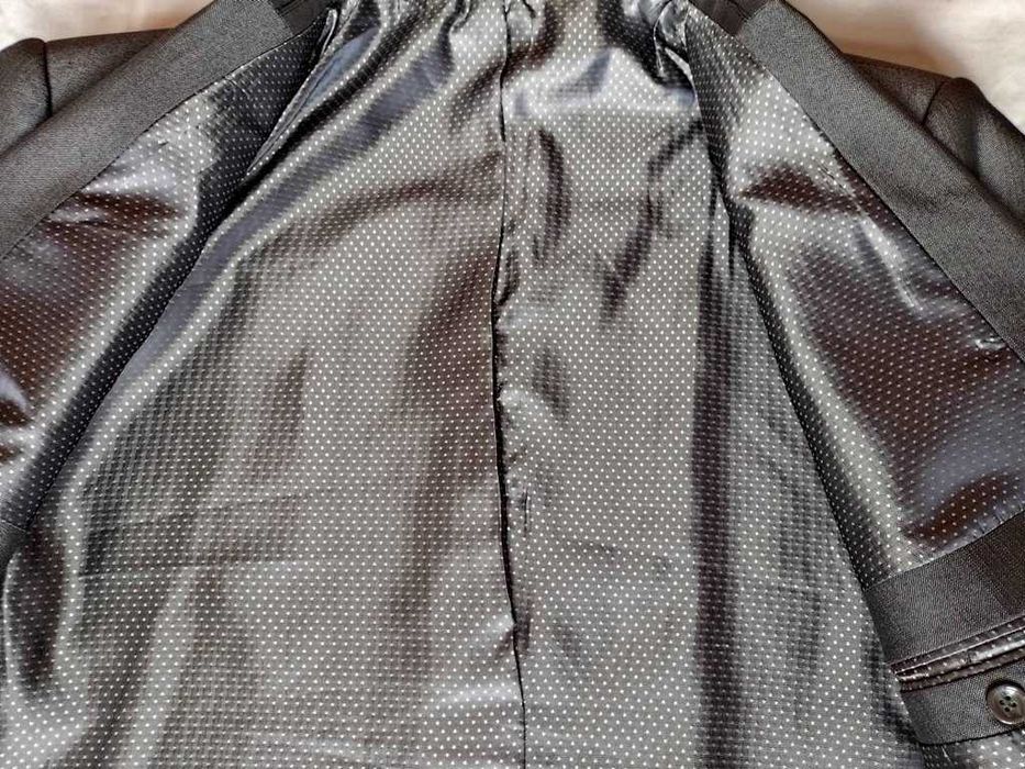 *_* GARNITUR męski szary stalowy wzrost ok. 180cm