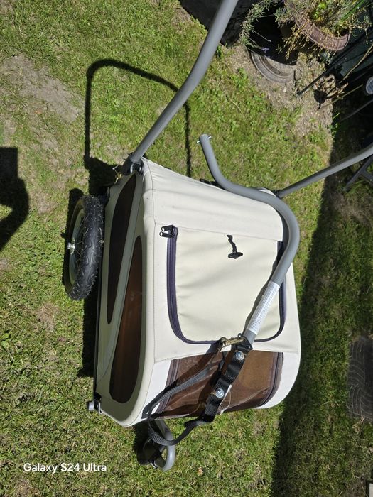 Przyczepka do roweru  2 w 1 dla pieska