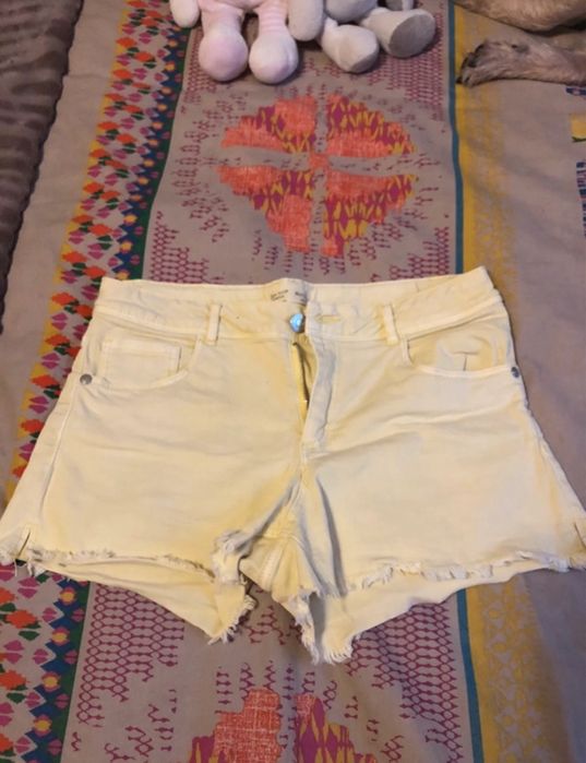 Calções de ganga zara