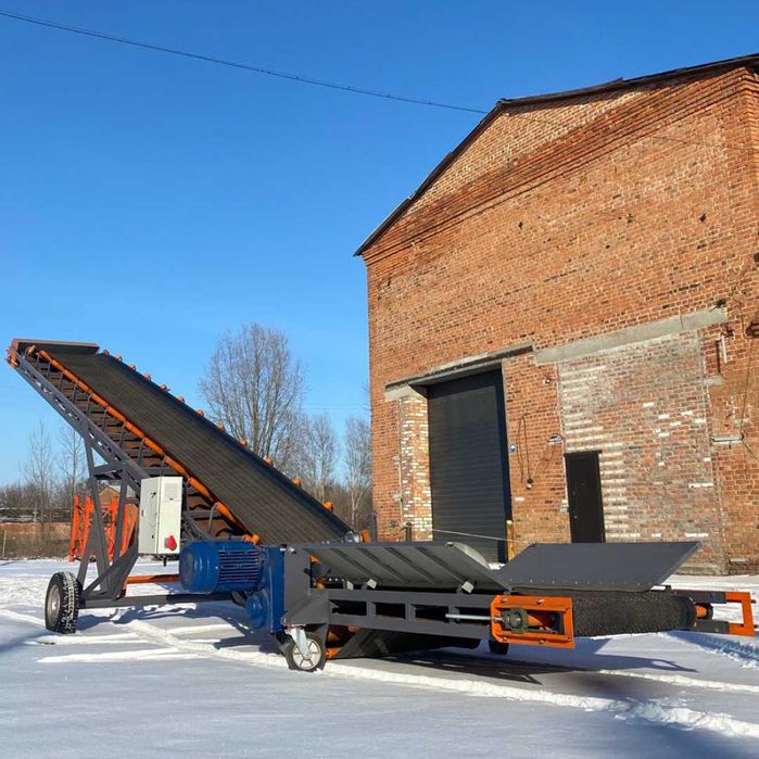 Ленточный конвейер, разгрузчик вагонов, перегрузчик, транспортер