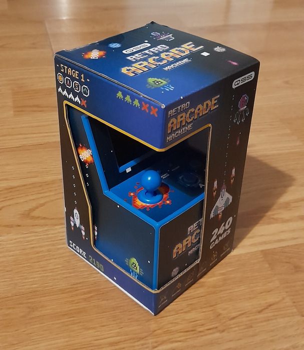 PROMOÇÃO - Mini Retro Arcade Machine (NOVO/SELADO)
