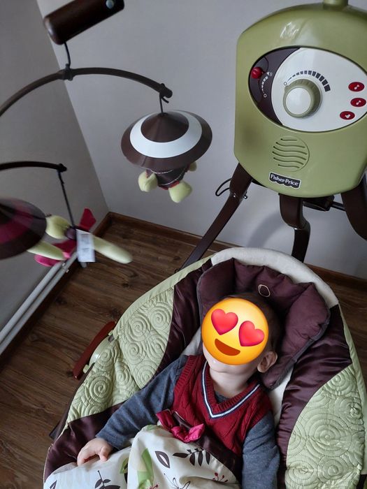 Bujaczek i huśtawka dla dziecka Fisher Price