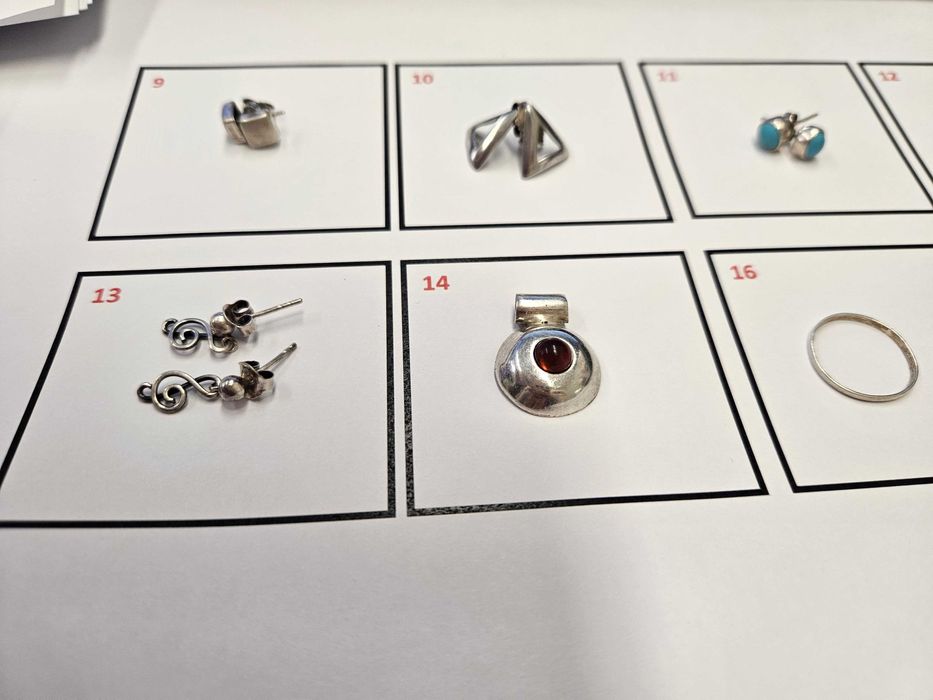 Vários Brinco em prata de lei