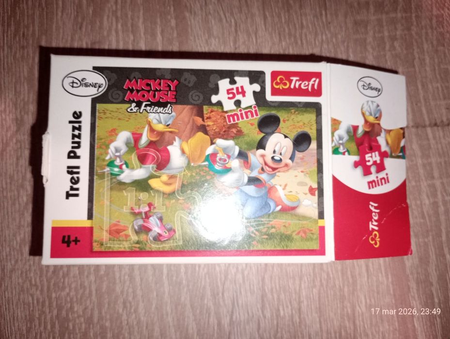 Trzy rodzaje mini puzzli