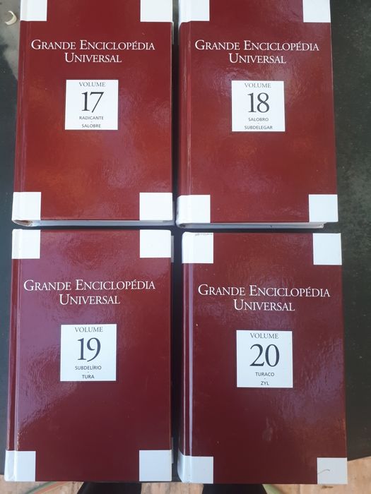 TROCO Grande Enciclopédia Universal  COMPLETA E NOVA NUNCA USADA