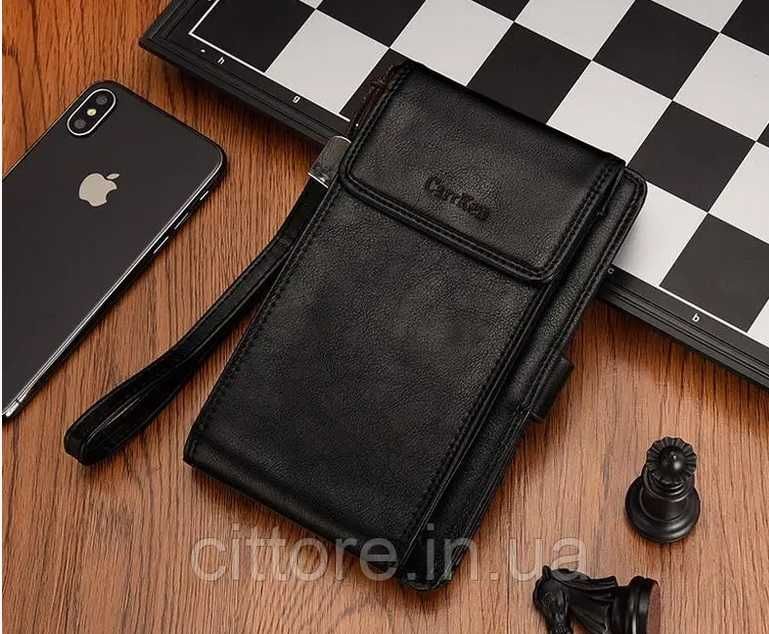 Cтильный мужской кошелек портмоне гаманець, визитница новый красивый