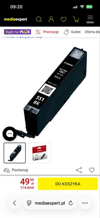 Tusze do drukarki Canon